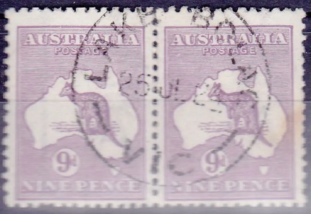 1915-28 3rd watermark 9d violet Die IIB horizontal ... Image 1++
