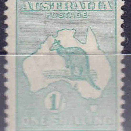 1915-28 3rd watermark 1/- green Die II MLH with ...