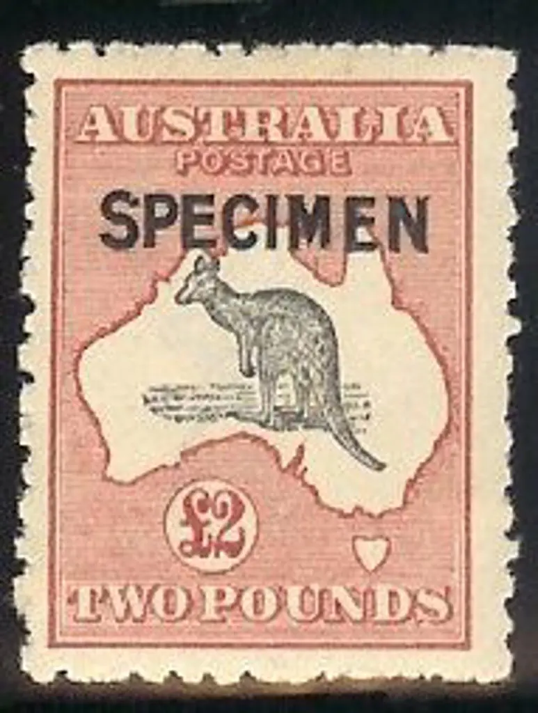 1915-28 3rd watermark £2 black & rose with Type B ... Image 1++