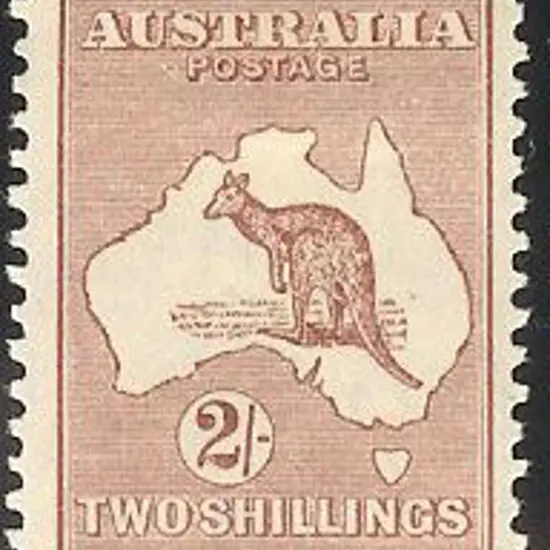 1929-30 Small Multiple watermark 2/- maroon MLH ...