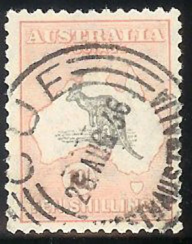 1931-47 C of A  watermark 10/- grey & pink Die II. ... Image 1++
