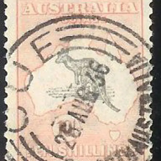 1931-47 C of A  watermark 10/- grey & pink Die II. ...