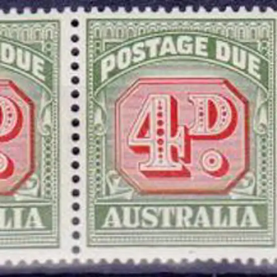 1958/60 4d Die II no wmk horiz strip of 5 with ...
