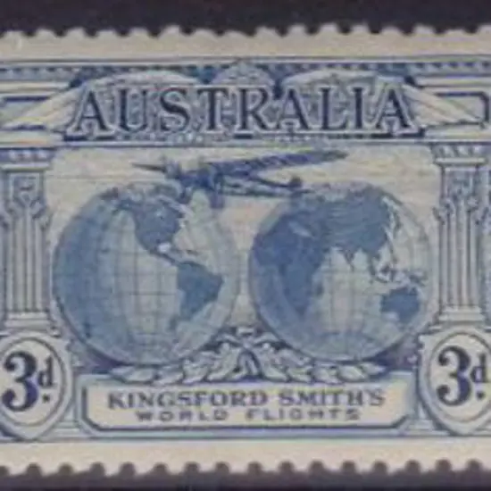 1931 Kingsford Smith set of 3. Fresh MUH SG 121/23