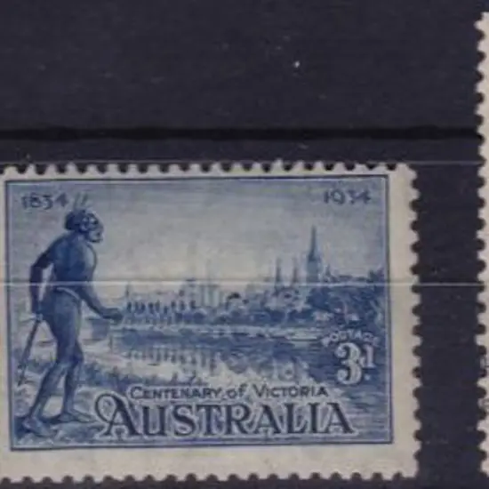 1934 Victoria Centenary Perf. 11½ set of 3. MUH SG ...