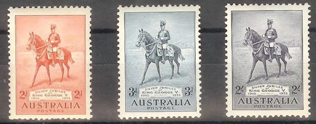 1935 Silver Jubilee set of 3 to 2/-. Fine MUH SG ... Image 1++