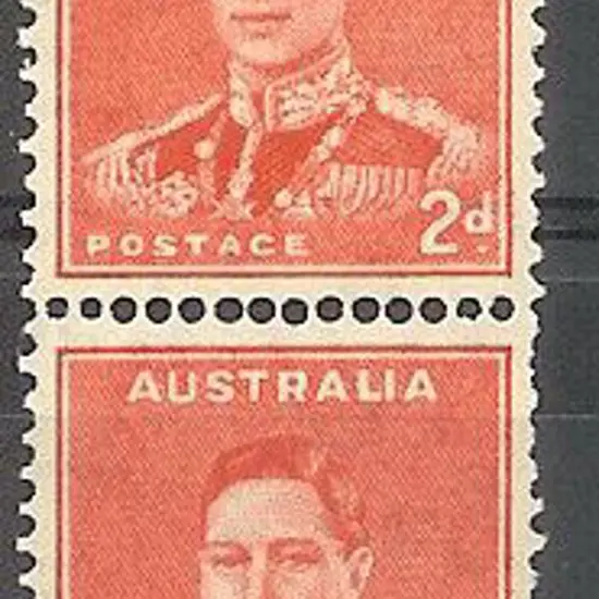 1937 2d scarlet KGVI coil pair MLH/MUH with some ...