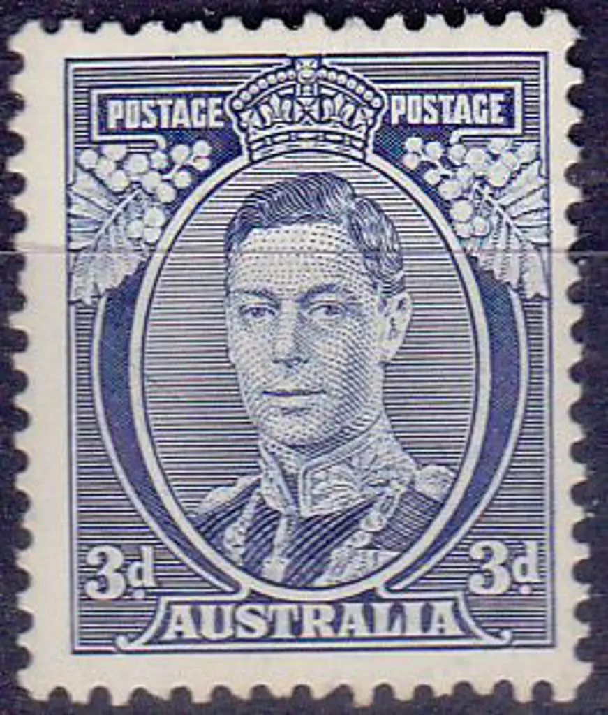 1937 3d blue KGVI Die I MUH SG 168 Image 1++