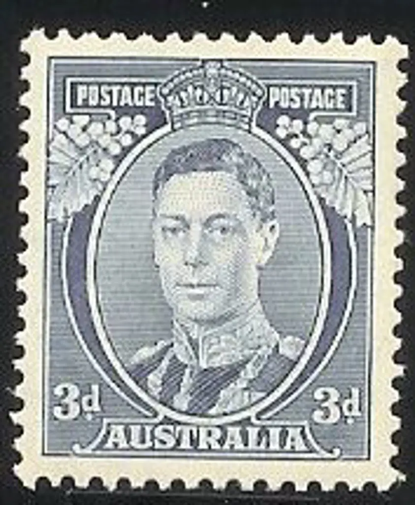 1937 3d blue KGVI Die Ia MUH SG 168b Image 1++