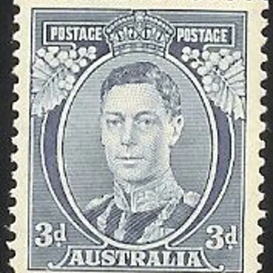 1937 3d blue KGVI Die Ia MUH SG 168b