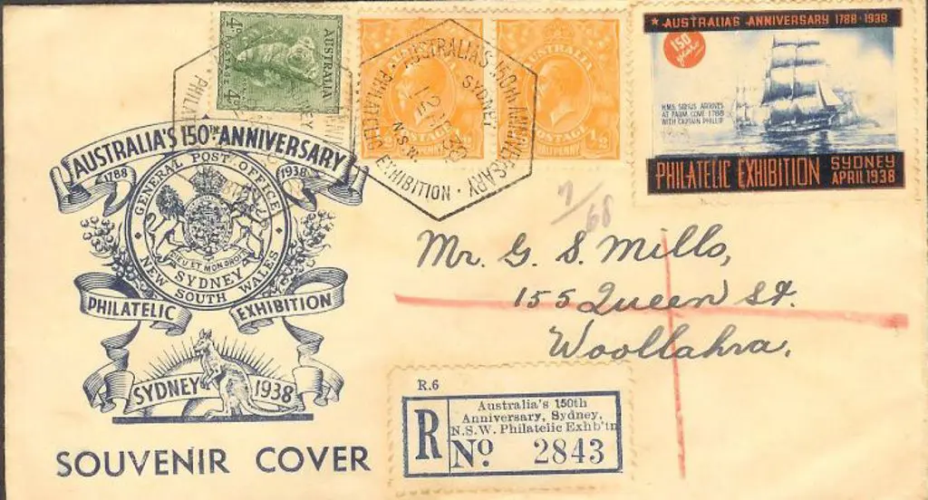 1938 (12th April) Australia's 150th Anniv ... Image 1++
