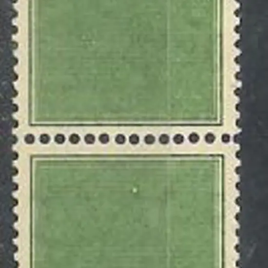 1938 green coil testing labels strip of 4. Well ...