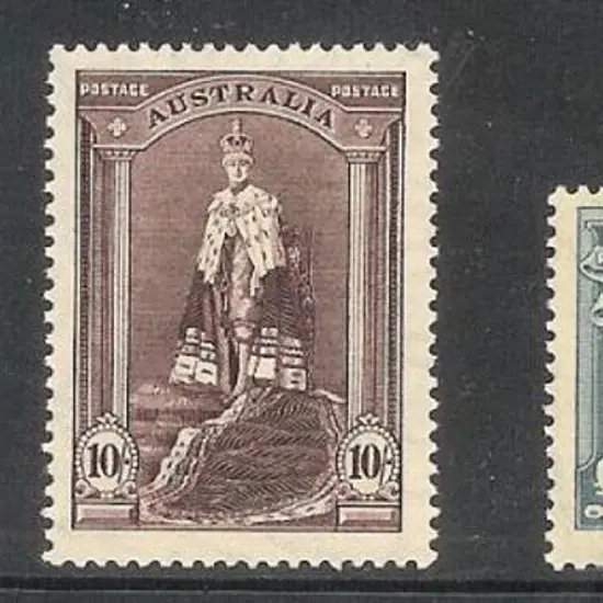1937/49 Robes on thin paper set of 3 MUH. All ...