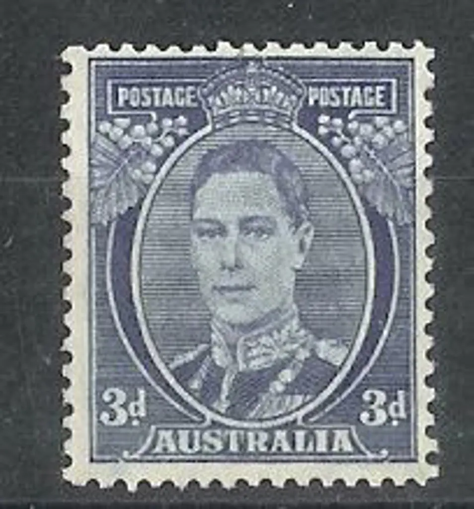 1941 3d blue KGVI Die III MUH SG 186 Image 1++