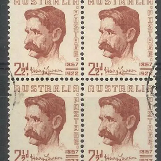 1949 2½d Lawson with last 2 of "1922" extended at ...