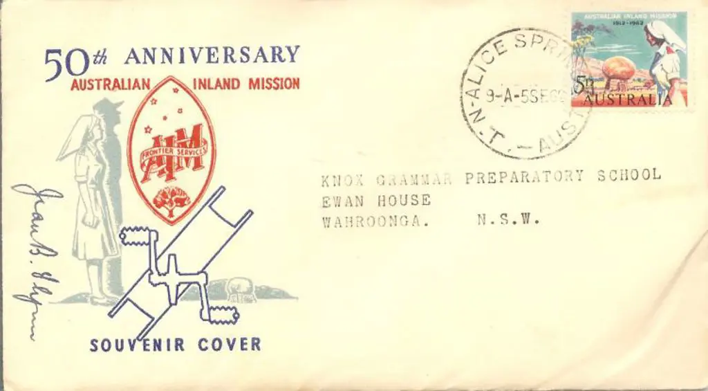 1962 (5th Sept) 5d Inland Mission illust FDC pmkd ... Image 1++
