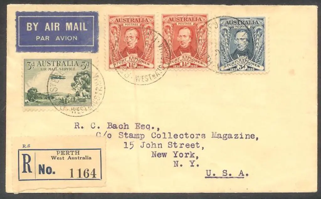 1930 (2nd June) Sturt Perth Registered FDC with ... Image 1++