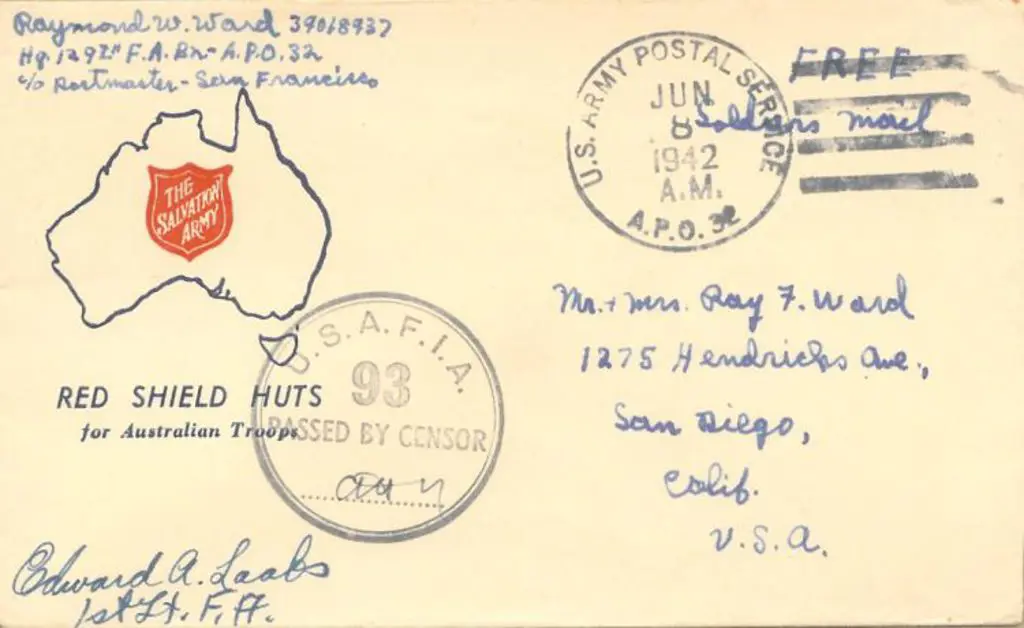 1942 (8th June) Salvation Army Red Shield Huts for ... Image 1++