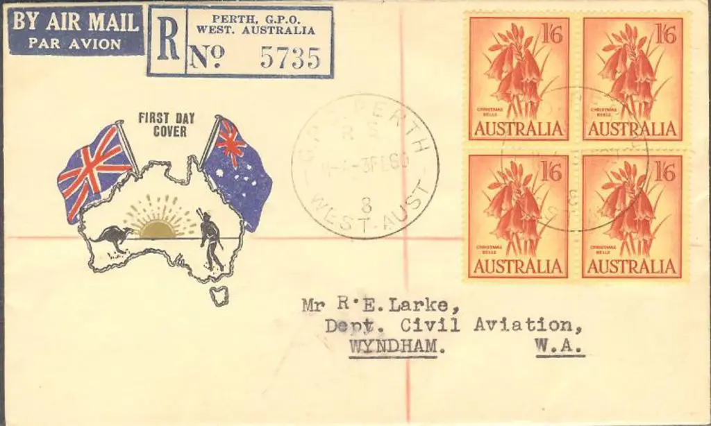 1960 (3rd Feb) 1/6d Christmas Bells block of 4 on ... Image 1++