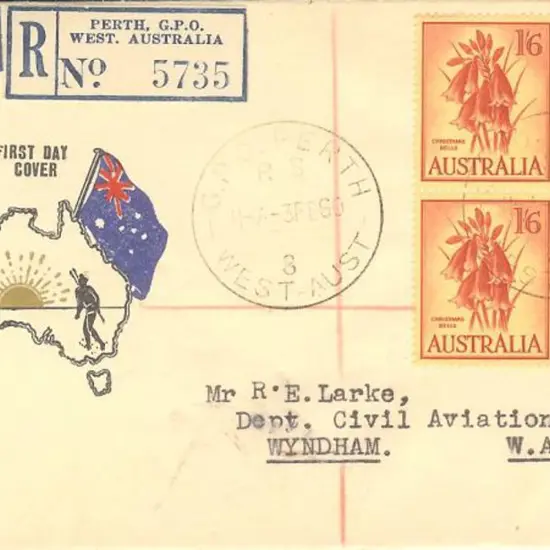 1960 (3rd Feb) 1/6d Christmas Bells block of 4 on ...