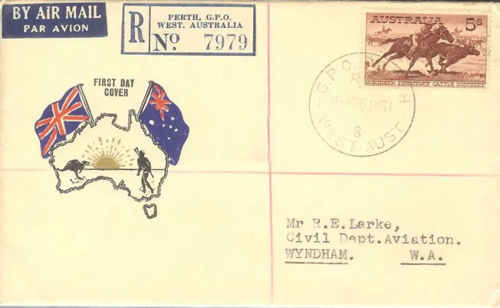 1961 (26th July) 5/- Cattle on cream paper on ... Image 1++