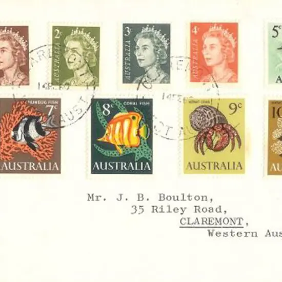 1966 (14th Feb) QEII, fish & birds on 2 FDC's pmkd ...