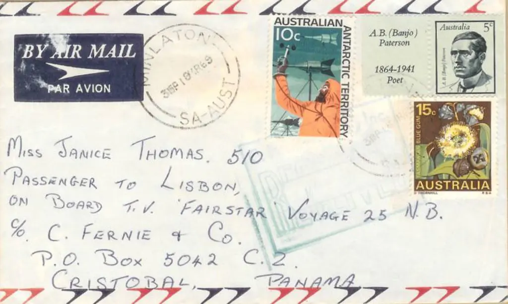 1969 (18th Mar) Airmail env addressed to Panama ... Image 1++