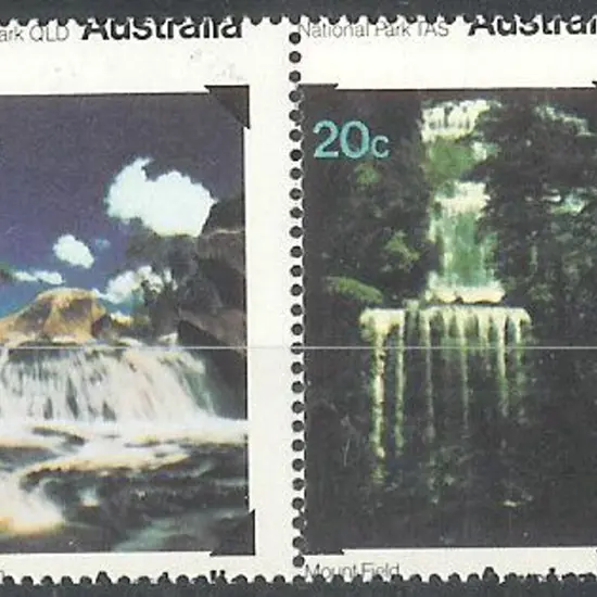 1979 National Park pair "Falls" se-tenant pair ...