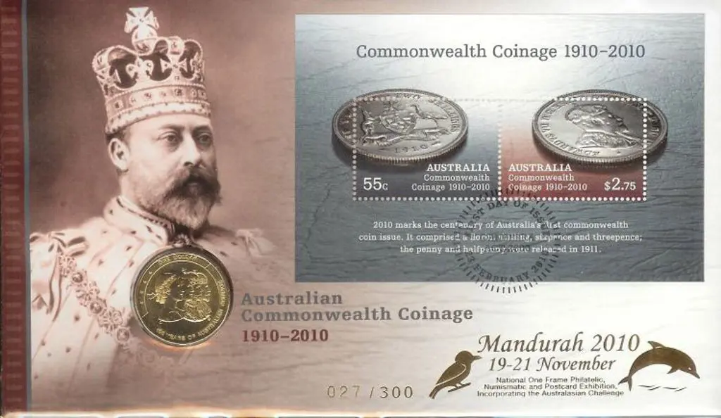 2010 (23rd Feb) Commonwealth Coinage PNC $1 Coin ... Image 1++