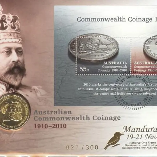 2010 (23rd Feb) Commonwealth Coinage PNC $1 Coin ...