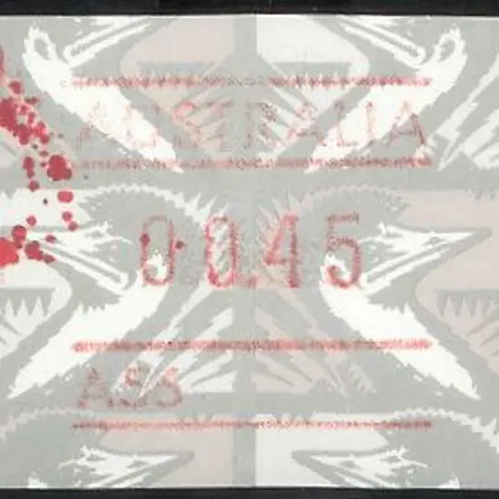 1996 (January) Late use of Emu paper on 45c Frama ...