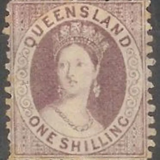 1879 1/- mauve QV, no wmk. MLH with light toning ...