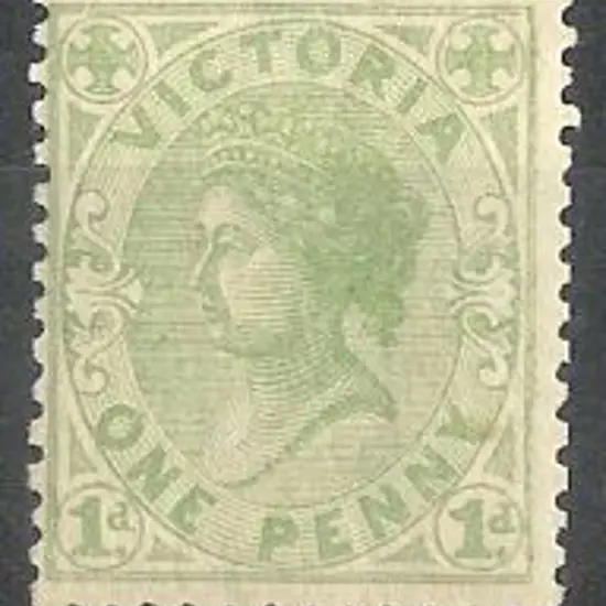 1884 1d pale green QV. Fresh MUH SG 209b
