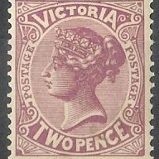 1899 2d violet with inv wmk. MLH SG 359