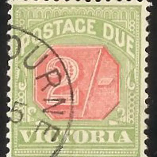 1895 2/- pale red & yellowish-green Postage Due ...