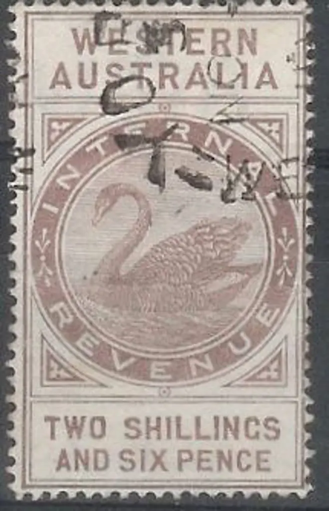 1897 2/6d dull purple postal fiscal fine used by ... Image 1++