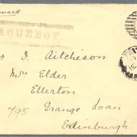 1901 (31st July) Great Britain 1d lilac QV tied by ...