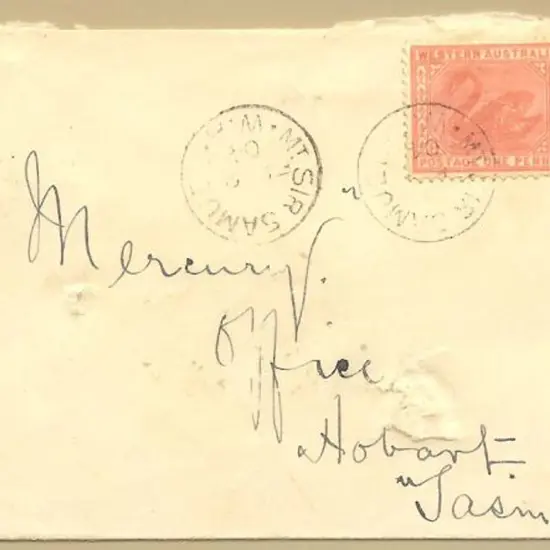 1904 (9th Feb) Tatts cover with 1d & 2d swans pmkd ...