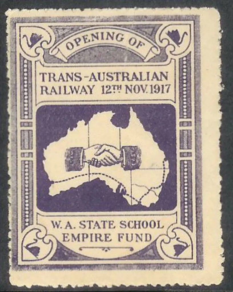 1917 (12 Nov) Opening of Trans-Australian Railway ... Image 1++