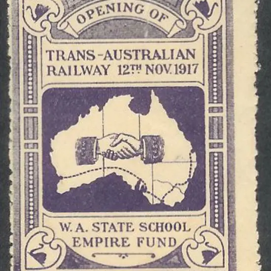 1917 (12 Nov) Opening of Trans-Australian Railway ...