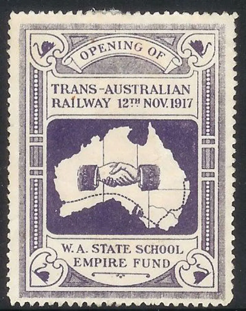 1917 (12 Nov) Opening of Trans-Australian Railway ... Image 1++