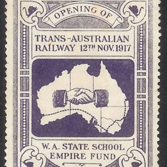 1917 (12 Nov) Opening of Trans-Australian Railway ...