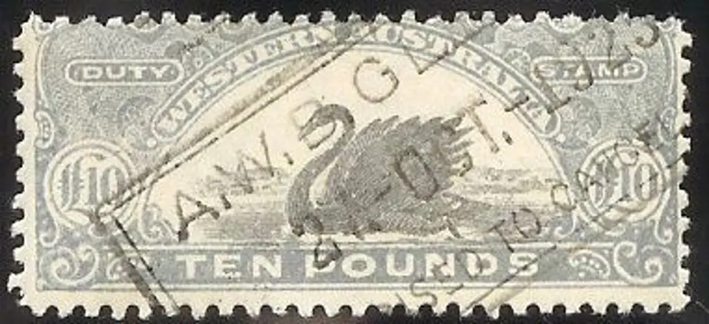 1921-1923 Revenues Large bicolour Swan types ... Image 1++