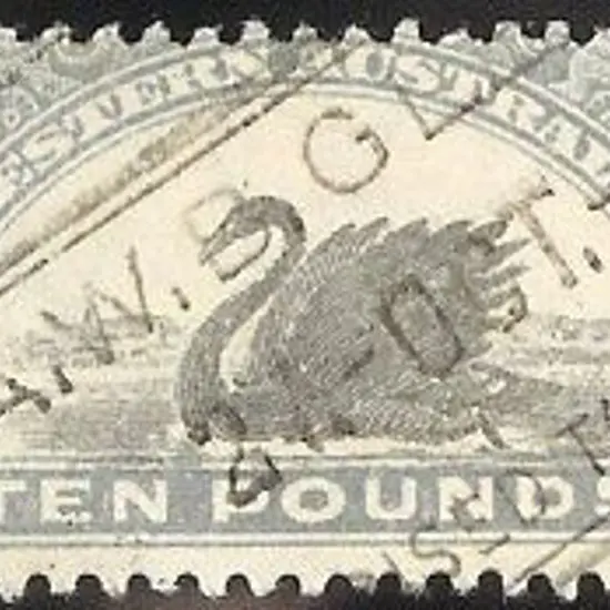 1921-1923 Revenues Large bicolour Swan types ...