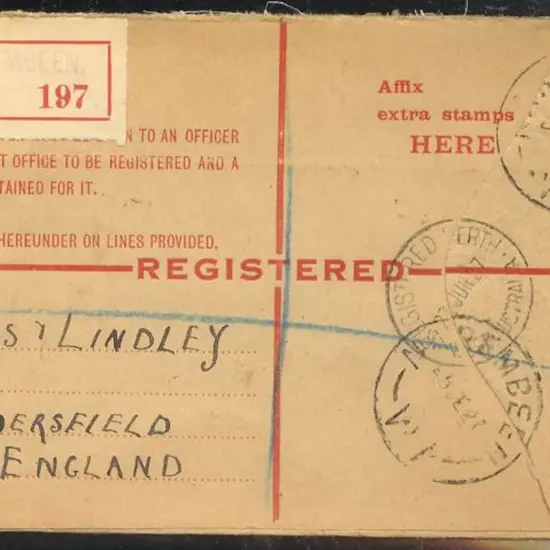 1927 (25th June) Narembeen cds's on 4½d KGV ...