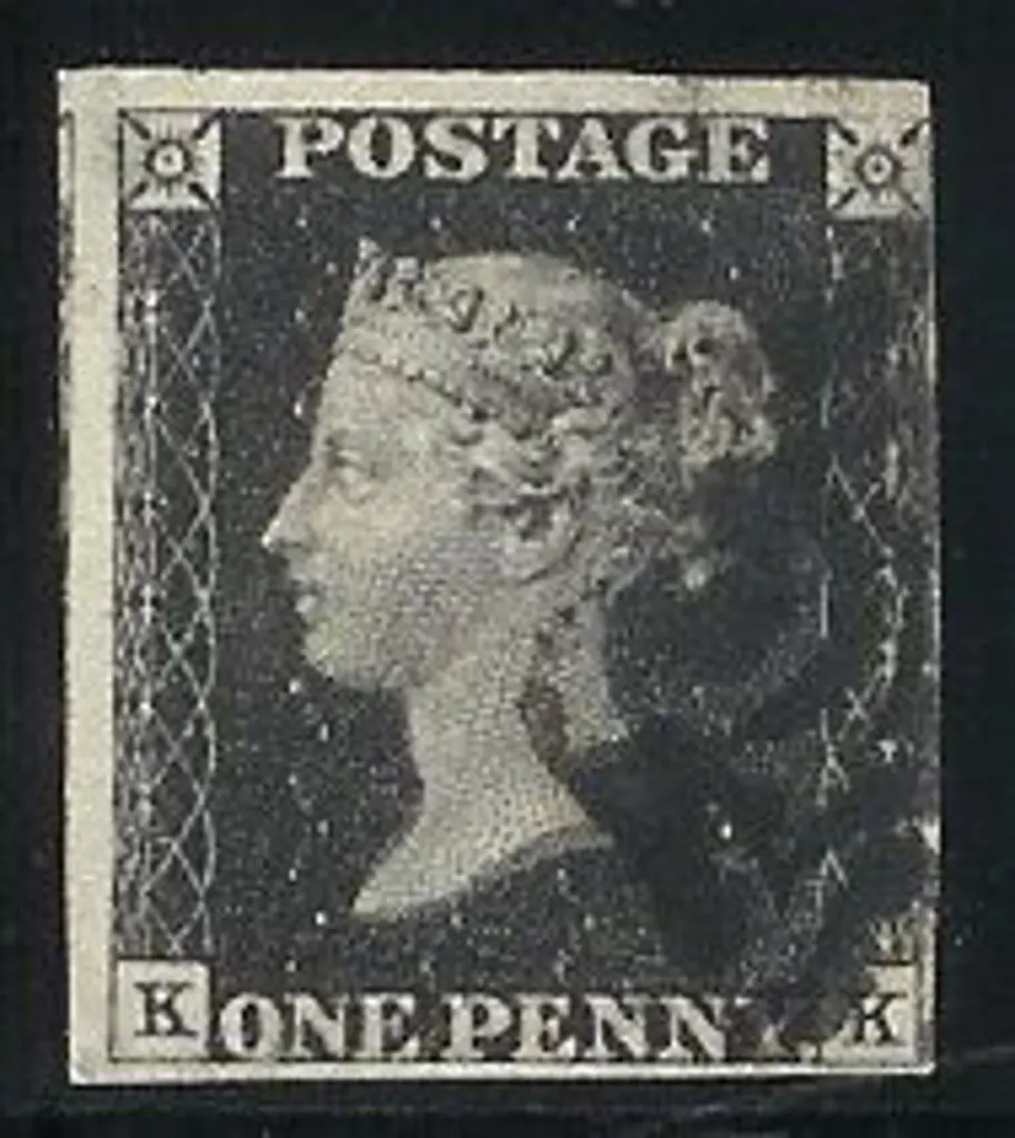 1840 1d black Plate 10. Cancelled by a partial ... Image 1++