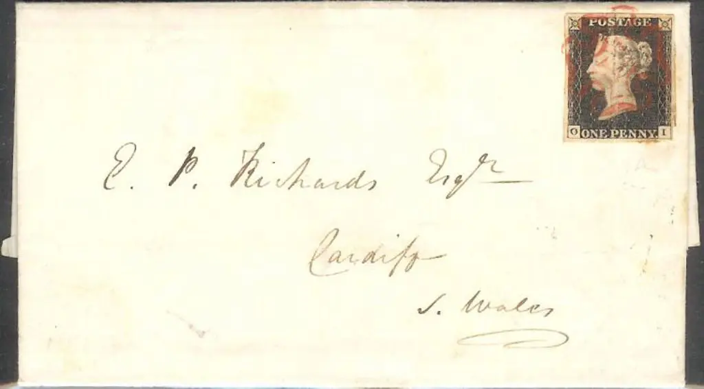 1840 1d black tied to entire with crisp red ... Image 1++
