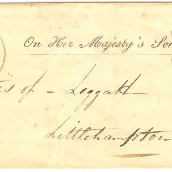 1841 outer with early use of 1d red, 4 margins & ...