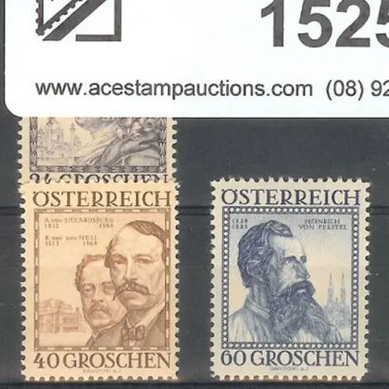 Austria 1934 Architects set of 6 MLH. SG 739/44 ...