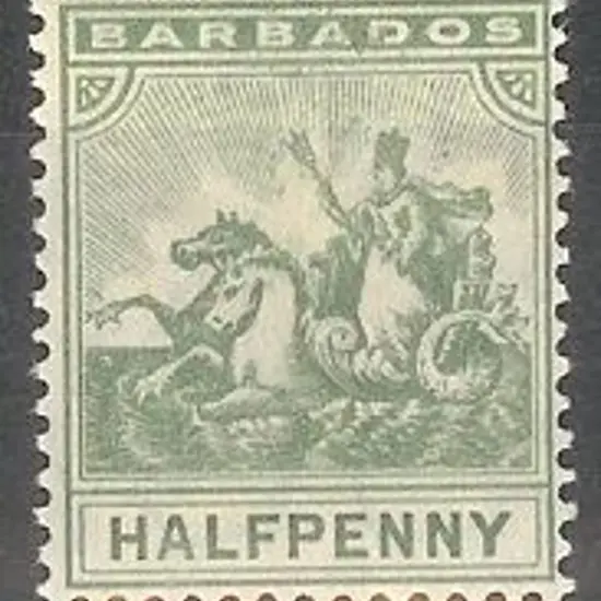 Bahamas 1905 ½d Seal of Colony, wmk MC/CA . MLH SG ...